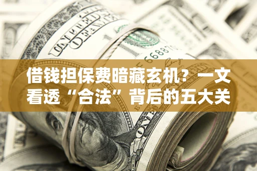 济南借钱担保费暗藏玄机？一文看透“合法”背后的五大关键陷阱