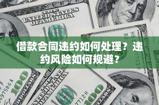 济南借款合同违约如何处理？违约风险如何规避？
