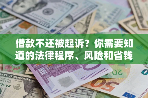 济南借款不还被起诉？你需要知道的法律程序、风险和省钱技巧