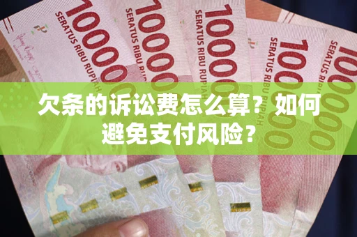 济南欠条的诉讼费怎么算？如何避免支付风险？