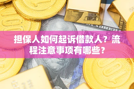 济南担保人如何起诉借款人？流程注意事项有哪些？